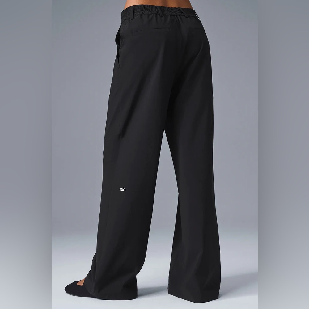ALO Yoga High-Waist Pursuit Trouser Black size M - Picture 7 of 7